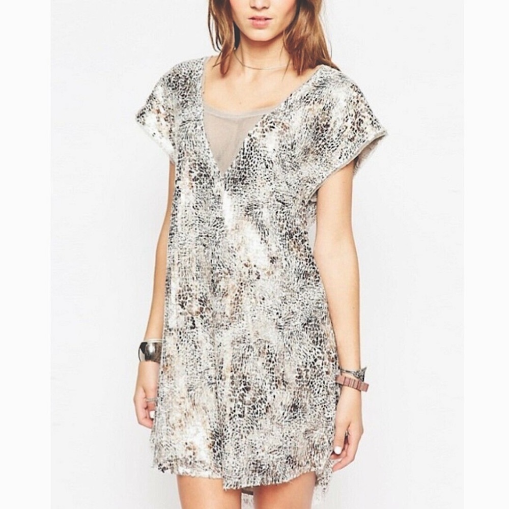 Free people midnight dreamer shattered glass dress - Picture 12 of 12